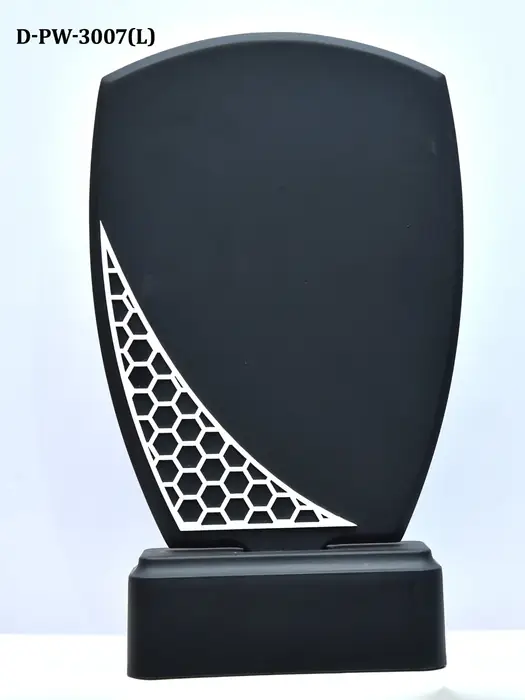 Modern black designer award plaque